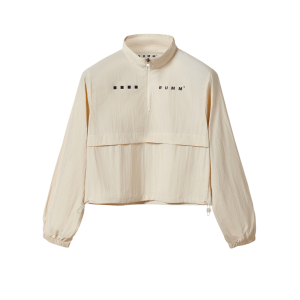 RUMM CORTAVIENTOS MUJER CROP TOP BEIGE