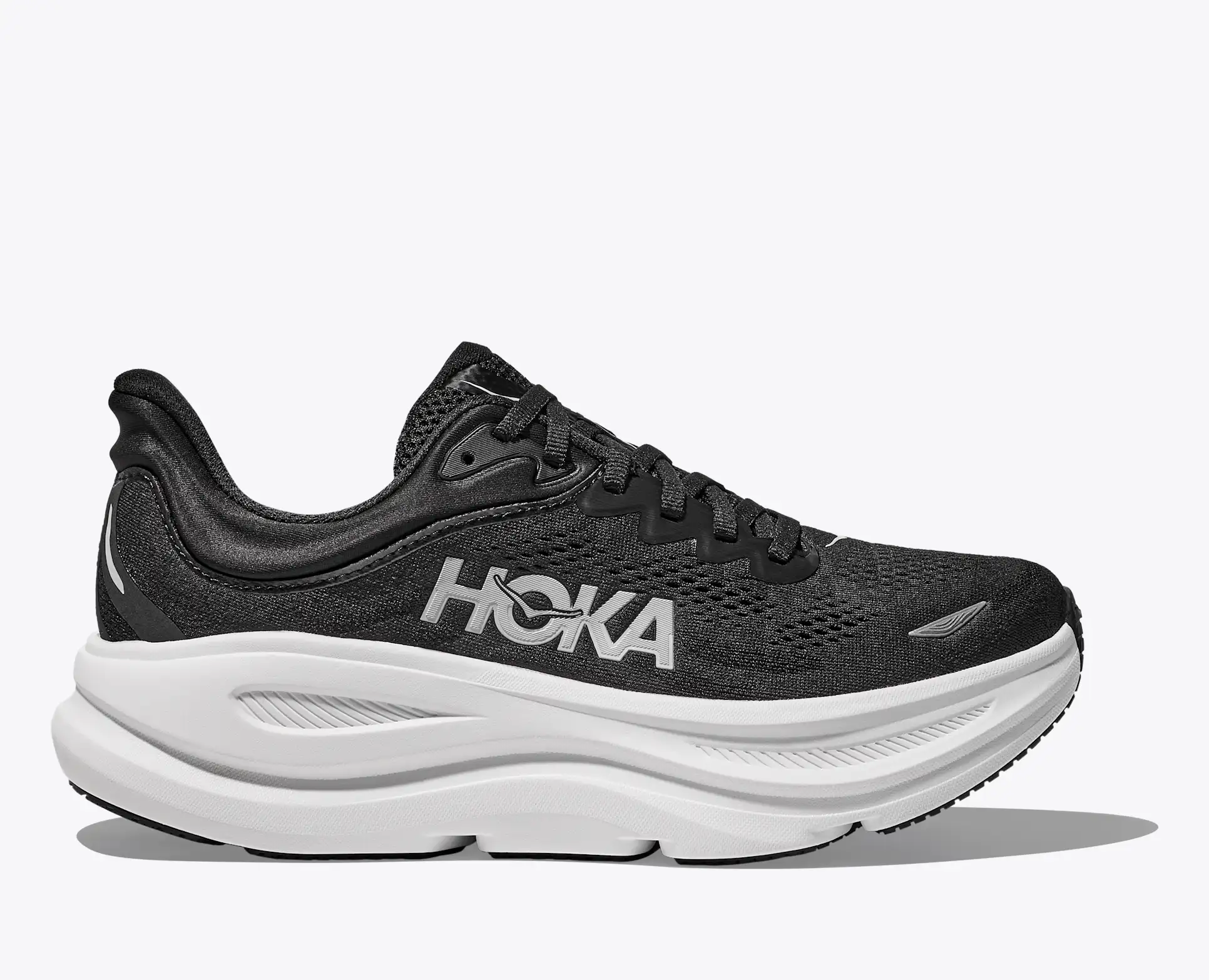 HOKA ZAPATILLAS HOMBRE BONDI 9 BLACK / WHITE