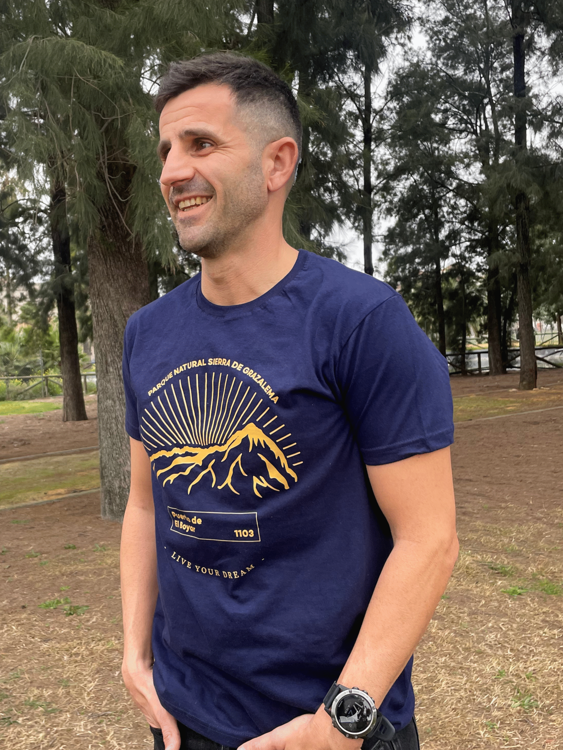 LIVE YOUR DREAMS CAMISETA CASUAL “BOYAR” NAVY BLUE - Imagen 3