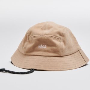 VÅGA SOMBRERO DE ALGODON LAVADO WASHED SAND / NAVY BLUE