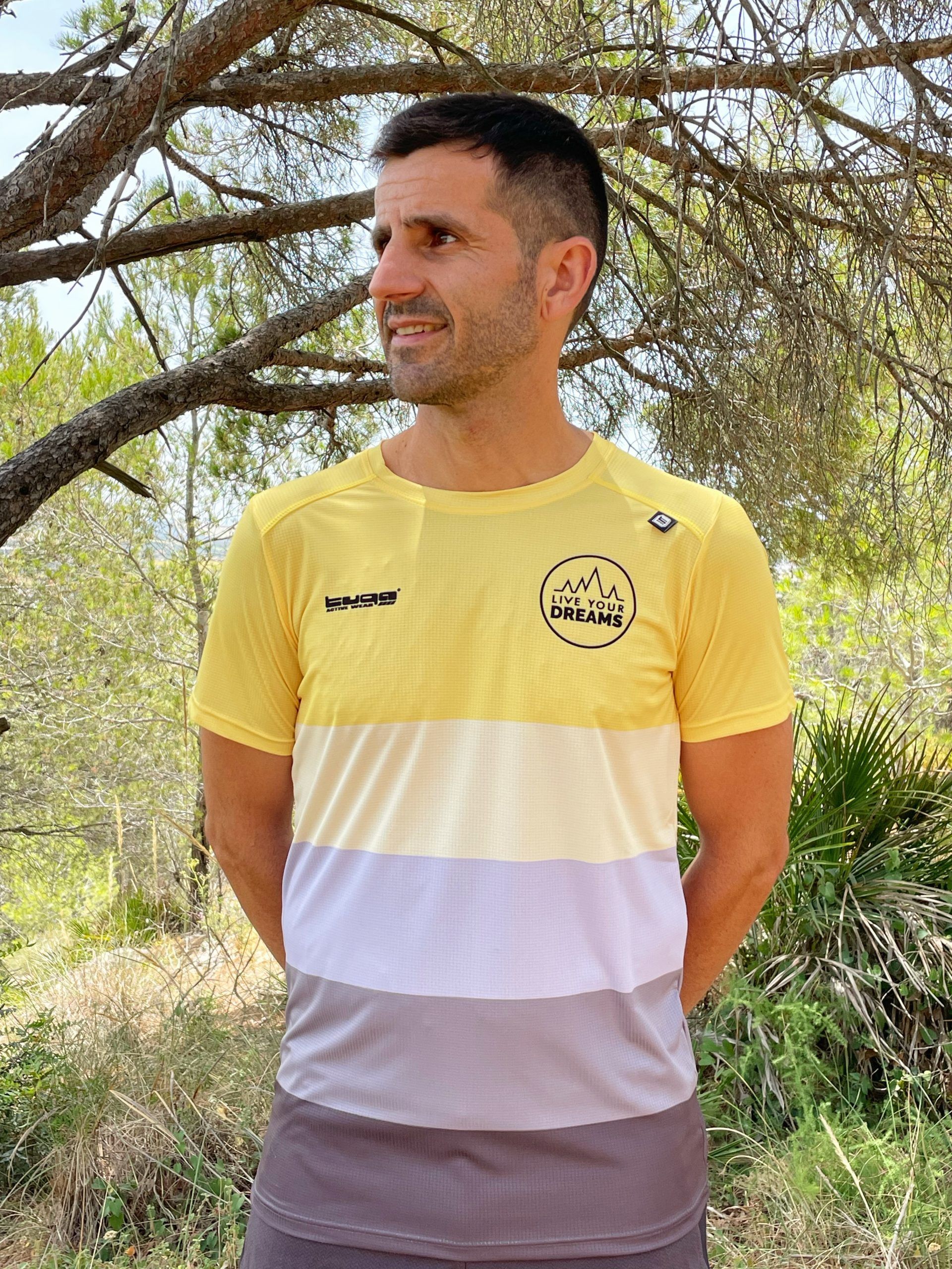 LIVE YOUR DREAMS CAMISETA TECNICA YELLOW
