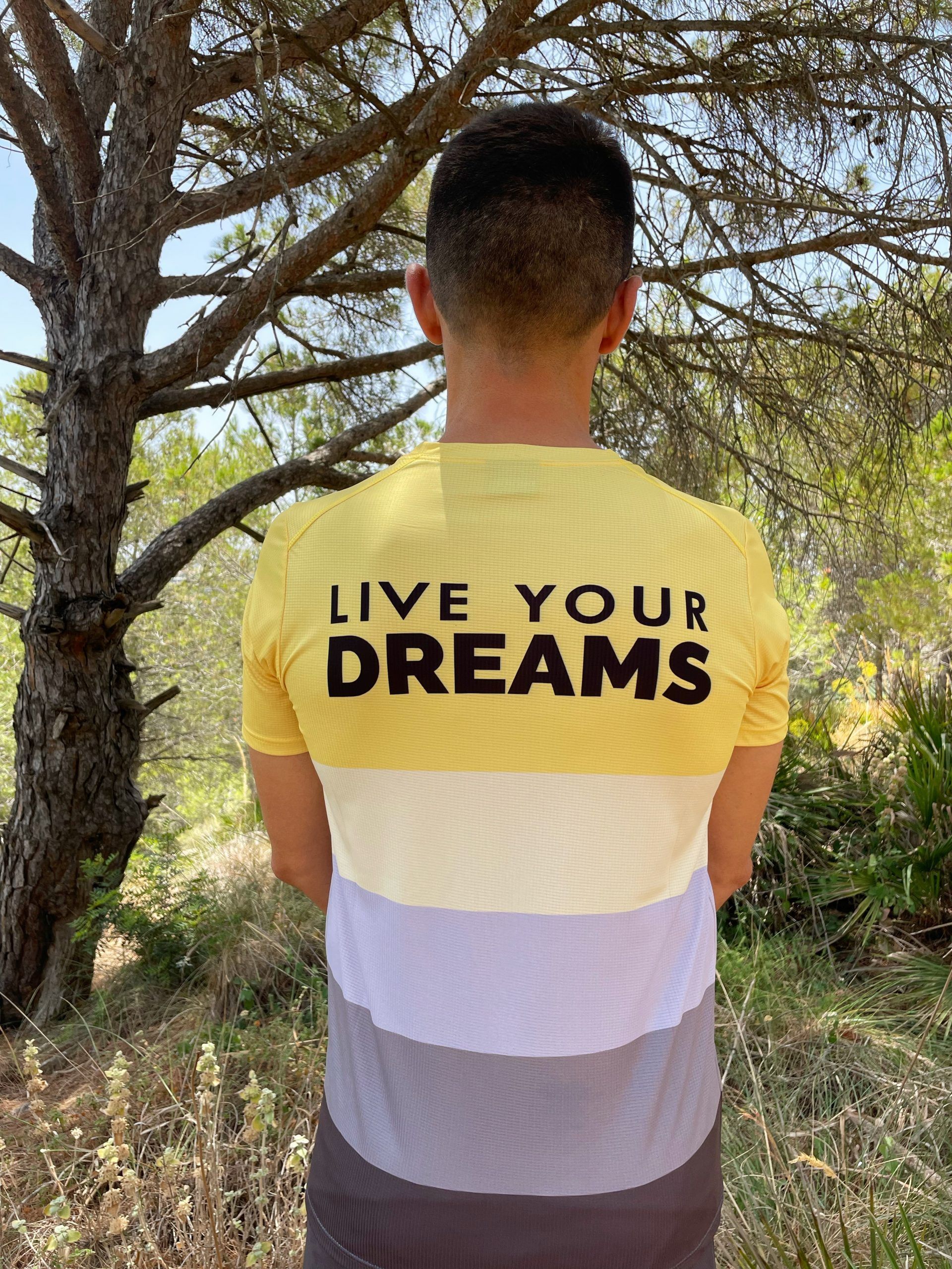 LIVE YOUR DREAMS CAMISETA TECNICA YELLOW - Imagen 3