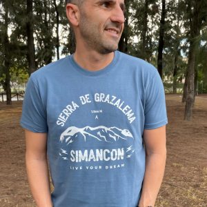 LIVE YOUR DREAMS CAMISETA CASUAL “SIMANCON” STONE BLUE