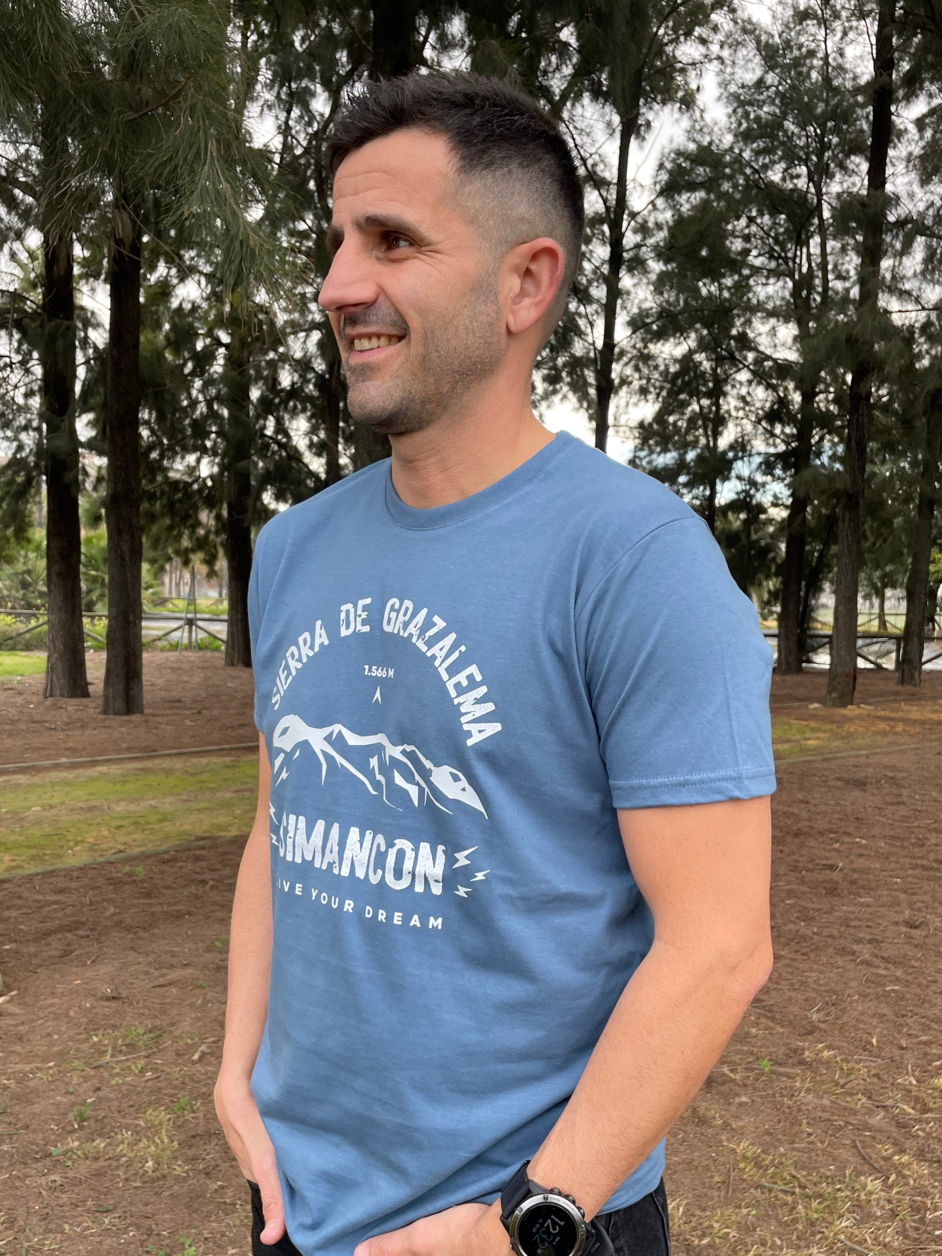 LIVE YOUR DREAMS CAMISETA CASUAL “SIMANCON” STONE BLUE - Imagen 3