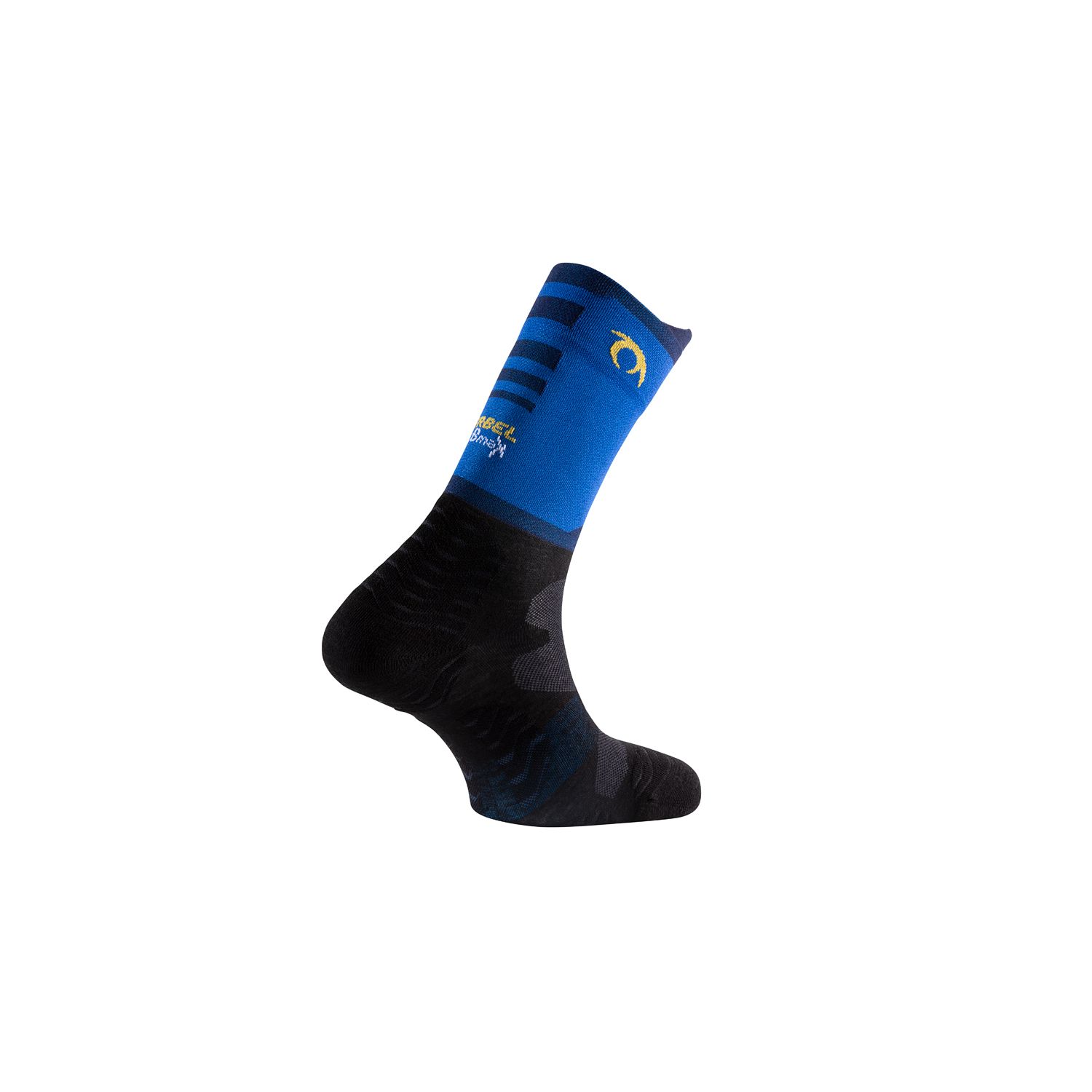 LURBEL CALCETIN RUNNING RISE FIVE NEGRO / AZUL ROYAL - Imagen 2