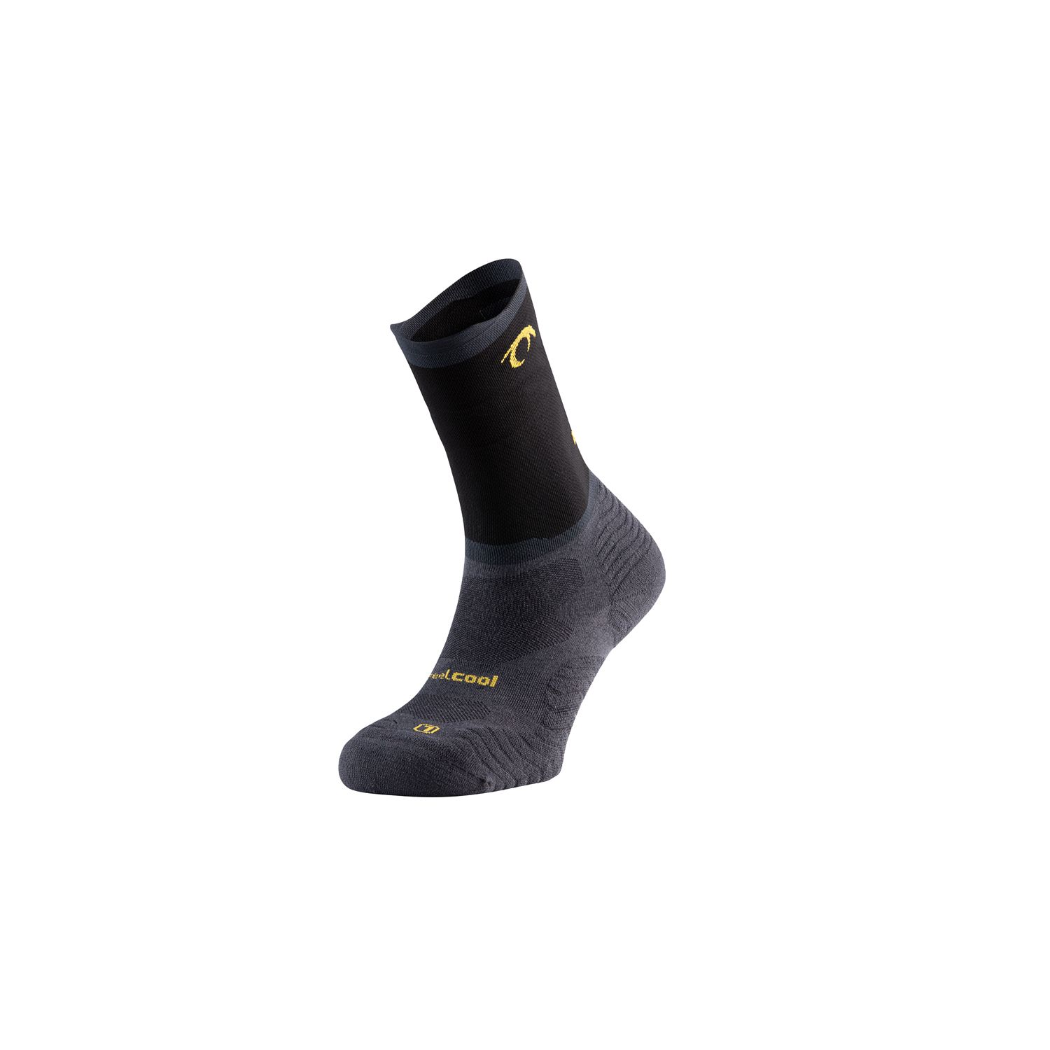 LURBEL CALCETIN RUNNING RISE FIVE GRIS MARENGO / NEGRO